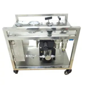 Hot Sale WSAH170 Portable Pneumatic Driven Water Testing Pump System With Gauges And Frame