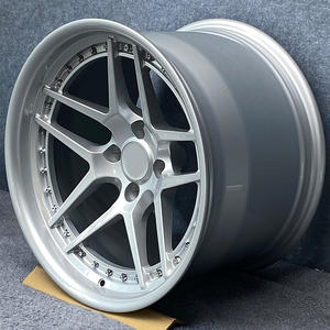 Ruedas forjadas 16 17 <span class=keywords><strong>18</strong></span> 19 20 21 22 24 pulgadas 5x130 17x11 ruedas anchas monobloque llantas de coche de aluminio plateado para <span class=keywords><strong>Porsche</strong></span> Paramera <span class=keywords><strong>924</strong></span> - Product Image 5