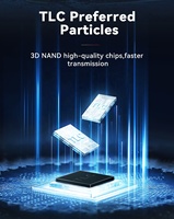 قرص صلب داخلي من GUDGA بغلاف بلاستيكي للكمبيوتر المحمول، SSD الجيل الثالث NVMe M2 بسعة 1 تيرابايت لجهاز PS5