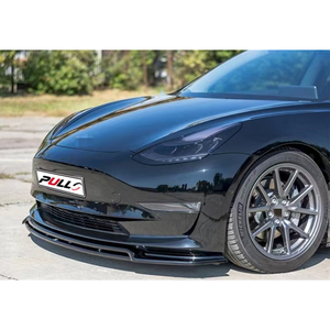 Kit de cuerpo de alta calidad para Tesla model 3, 2017-2020 a <span class=keywords><strong>Max</strong></span>, incluye difusor de labios delanteros y traseros, alerón, faldas laterales, pintura para hornear piano - Product Image 2