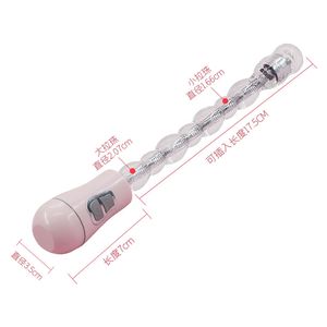 Joypark Hoge Kwaliteit Ass Speelgoed Vibrerende Anale Plug Kralen Siliconen Extra Lange Anale Kraal Vibrators Voor Vrouwen - Product Image 6