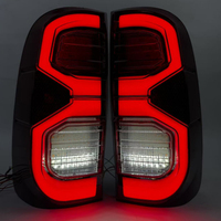 Feu Arrière LED de Haute Qualité pour Toyota Hilux Vigo 2004-2015, Feu Stop Arrière LED Fumé, État Neuf avec Lentille Rouge
