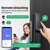 Cerradura Inteligente Auvinx con Huella Dactilar y App Tuya TTLock para Alquiler de Apartamentos
