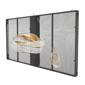 Global Glass Window Display Dazzling and Vivid High Quality LED Transparent Screen Series outdoor P8.9-8.9 P15.6 Models