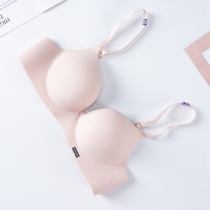 Dropshipping ragazze di moda semplice biancheria intima femminile Push up t-shirt reggiseno senza fili Comfort donna senza cuciture reggiseno - Product Image 4