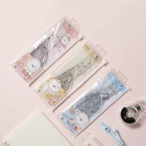 Juego de reglas de dibujo para estudiantes, reglas rectas y triangulares de plástico de 20 cm para uso escolar - Product Image 5