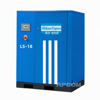 Compresseur d'air à tête 18.5KW 25HP 18.5 KW 25 HP compresseur d'air à vis industriel rotatif électrique à défilement