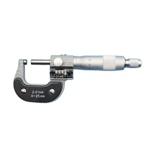 Micromètre externe mécanique, de 0 à 25mm et 0.01mm, haute qualité