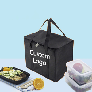 High Quality Custom logo Aluminum Foil <b>Insulated</b> Food Bags Recyclable Picnic <b>Insulated</b> <b>Lunch</b> Cooler Bag - Product Image 1
