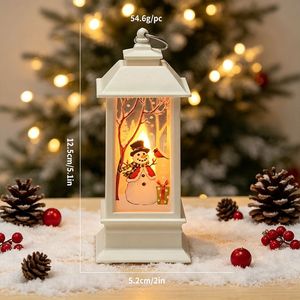 Decorazione Natalizia Luminosa con Babbo Natale e Pupazzo di Neve, Ornamenti per Albero di Natale, Regalo di Natale e Capodanno - Product Image 4