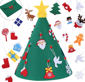 Árbol de Navidad de fieltro de alta calidad de Venta caliente para uso doméstico y decoraciones navideñas - Product Image 2