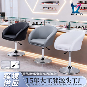 เก้าอี้ตัดผม Hongzi รุ่น HZ6015 สีเทา ฟองน้ำความหนาแน่นสูง ฐานโลหะ ปรับระดับความสูงได้ เก้าอี้ช่างตัดผม สำหรับใช้งานเชิงพาณิชย์ - Product Image 2