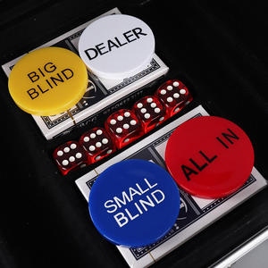 Wholesales Portable Blackjack Hold'em Texas 100 200 300 Pcs ABS Plastic <strong>600</strong> <strong>Poker</strong> Chip <strong>Set</strong> with Hard Aluminum Case Box - Product Image 6
