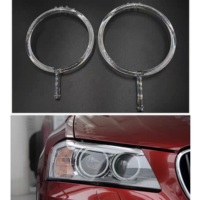 Bande de guidage de phare de voiture Liwiny, anneau de lampe LED, tube de feux de jour DRL pour X3 F25 2011 2012 2013