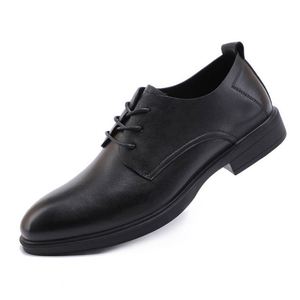 Zapatos de Cuero con Cordones y Punta Cuadrada para Hombre, de Diseño de Lujo, Venta al Por Mayor de Fábrica, Formales para Negocios, Ligeros, Transpirables, para Fiestas y Eventos - Product Image 2
