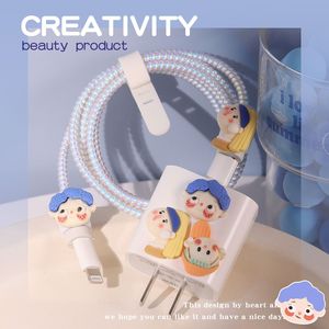เคสป้องกันสายดาต้าสำหรับ Apple VIVO Huawei Oppo สายชาร์จโทรศัพท์แบบสายชนิด C - Product Image 4