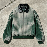 Veste zippée personnalisée de haute qualité avec design original et effet vieilli pour hommes