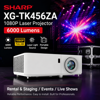 Location et location de projecteurs laser Sharp XG-TK456ZA 1080P 6000 Lumens HDR avec zoom optique 1,6x