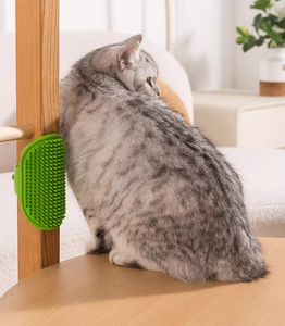 فرشاة تمشيط وتدليك للقطط والكلاب بسعر المصنع، فرشاة تنظيف وغسيل للحيوانات الأليفة مع مقبض حلقي قابل للتعديل - Product Image 5