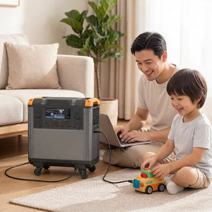 เครื่องกำเนิดไฟฟ้าพลังงานแสงอาทิตย์6000W 3000W, 5376Wh เก็บพลังงานความจุขนาดใหญ่แบตเตอรี่เก็บพลังงานแสงอาทิตย์นอกกริดแบบพกพา - Product Image 1