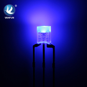 Vanfun nhà máy trực tiếp độ sáng cao 234 hai màu vuông dẫn trong dòng Chỉ báo đèn nước rõ ràng Ống kính thay đổi màu sắc ba pin - Product Image 4