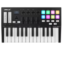 WORLDE Mini II Portable PANDAMINI II(MIDI Controller)Portable Musical Instrument