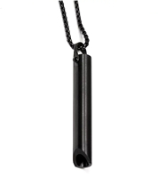Acier inoxydable Mindful Breathing Anxiété Articles Collier Anxiété Stress Panic Attack Relief Méditation Outils pour Unisexe