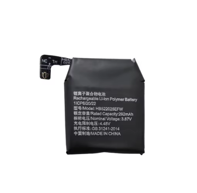 HB522025EFW 292mah Rechargeable Replacement Watch Battery for Watch GT 3 42MM GT3 Smart Watch in Stock