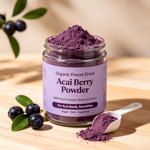 Polvo de Acai Liofilizado 100% Puro, Extracto de Euterpe Oleracea para Smoothies y Bowls de Acai, Superalimento Vegano Keto - Product Image 3