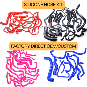Vente chaude de 6 pièces de kits de tuyaux de radiateur en <span class=keywords><strong>silicone</strong></span> automobile rouge et noir pour Honda Civic EG/EK B16 B18 DOHC, y compris des tuyaux en caoutchouc de qualité - Product Image 4
