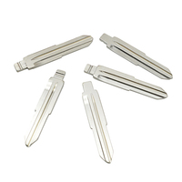 144*5pcs Lames de clé de voiture non coupées, kits de lames de clé à télécommande rabattable pour outils de serrurier automobile KD VVDI OEM