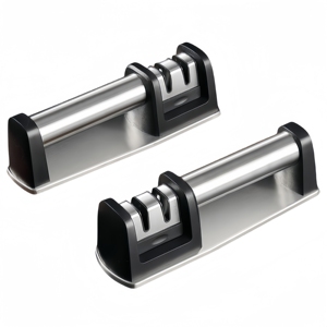 Accessoires de cuisine Nouveau produit Aiguiseur de couteaux professionnel à 2 étapes en acier tungstène avec manche en acier inoxydable - Product Image 3