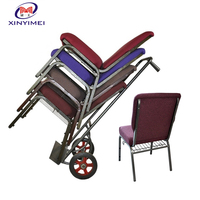 Chaise d'église de prière en fer à empiler, livraison gratuite, vente en gros