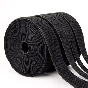 Dapat digunakan kembali dapat disesuaikan sisi sama perekat kait & <span class=keywords><strong>Loop</strong></span> pengikat kawat gratis potongan panjang tali manajemen pita - Product Image 3