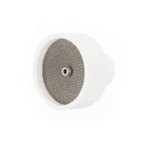TEMWELL 24 #   Buse en céramique blanche, coupelle en alumine pour torche de soudage TIG WP9/20/17/18/26