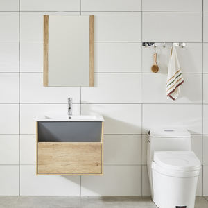 Mueble <span class=keywords><strong>de</strong></span> <span class=keywords><strong>Baño</strong></span> Moderno <span class=keywords><strong>con</strong></span> <span class=keywords><strong>Lavabo</strong></span>, Mueble <span class=keywords><strong>de</strong></span> Pared <span class=keywords><strong>con</strong></span> Espejo, Diseño Europeo, Fabricación Propia - Product Image 1