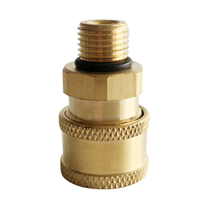 Adaptateur en laiton, connecteur mâle et femelle, irrigation de jardin, parterres de fleurs, espaces verts, <span class=keywords><strong>pistolet</strong></span> à <span class=keywords><strong>eau</strong></span> pour lavage de voiture, tête de 1/4 pouce - Product Image 2