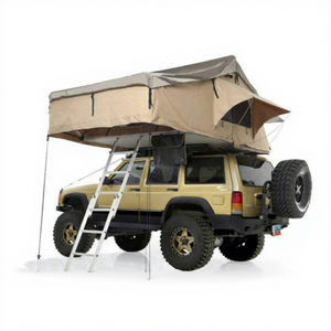 Carpa de techo rígida Oxford para <span class=keywords><strong>coche</strong></span>, para camping al aire libre, viajes en auto, techo blando, carpa de techo de apertura rápida, tienda de campaña piramidal - Product Image 1