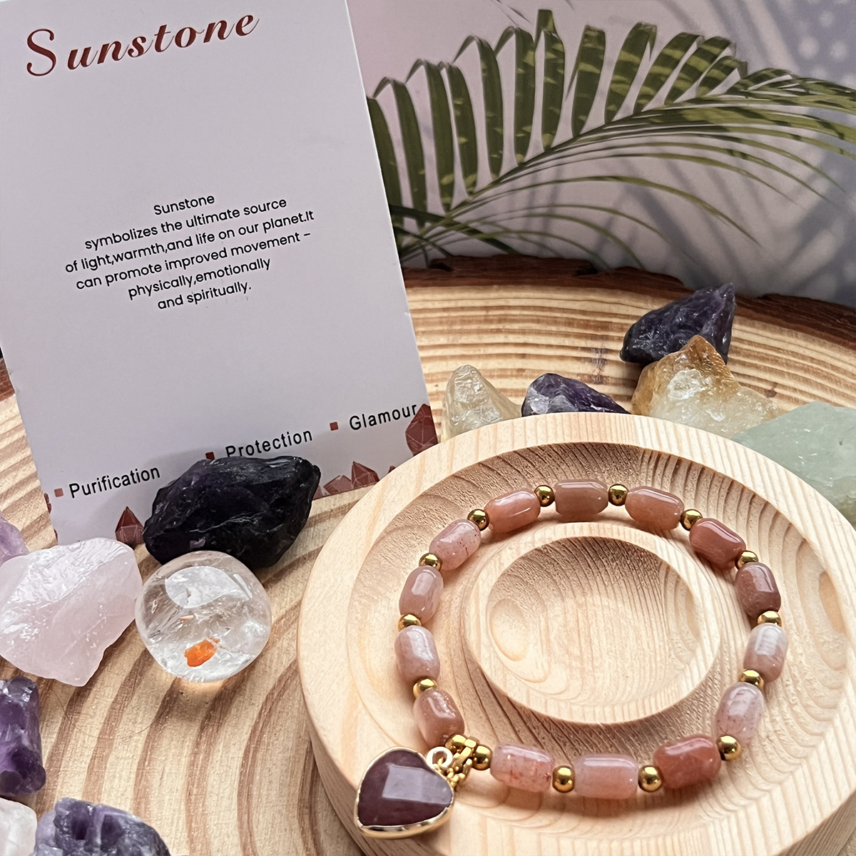 sun stone-red