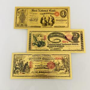 Банкнота 1875 года, 1 доллар США, с 24-каратным золотым покрытием, реквизит для декора, коллекционная памятная вещь с цифровой печатью, подарок - Product Image 5