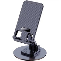 Support de téléphone portable pliable rotatif à 360 degrés pour bureau, support de bureau réglable pour smartphone, mobile et tablette, nouveauté 2025