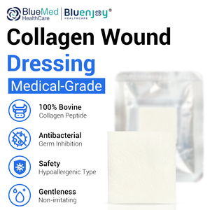 BLUENJOY Steril Sığır Tipi I Biyoaktif Kollajen Sünger Kollajen Yara Bandı, Yara Onarımı ve Yoğun Kanama Yaraları için - Product Image 4