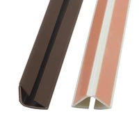 Perfil Triangular de Espuma de PVC para Esquinas, Material de Construcción, Tira de Sellado de Plástico, Duradero para Uso en Construcción