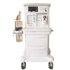 Máquina de anestesia veterinária portátil para animais grandes Dispositivo de anestesia veterinária reutilizável para cães Cavalos Coelhos Hospital Pet - Product Image 1