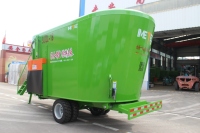 Nouvelle machine à mélanger les aliments pour bétail, entraînée par un tracteur, à chargement vertical, 18-20 m³, 36 m³, haute productivité, en acier au manganèse, avec deux hélices
