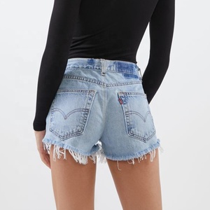 Short de randonnée <span class=keywords><strong>en</strong></span> <span class=keywords><strong>jean</strong></span> chanvre anti-abrasion de haute qualité OEM pour femmes vente <span class=keywords><strong>en</strong></span> gros - Product Image 1