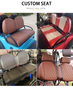 Carrito de Golf Urbano Elevado de 7-8 Plazas y Club Car con Velocidad de 30-50 km/h y Autonomía de 50-70 km, Certificado EEC/GCC/CE/DOT, Precio Bajo de Fábrica, Alta Calidad - Product Image 6