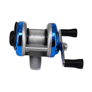 Carrete de Pesca Mini FISHGANG, Cuerpo de Plástico y Metal, AC100, con Línea Gratis, 1BB, Carrete de Pesca para Bote de Hielo - Product Image 4
