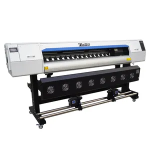 Yinstar 7192 new design large format eco solvent printer with double i3200 head printing indoor and out door advertising popular