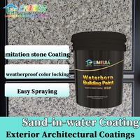 Revêtement sableux à l'eau avec texture marbrée et résistant aux taches par Limeijia pour bâtiments de bureaux avec guide de construction